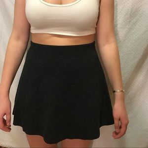 Dark grey skirt